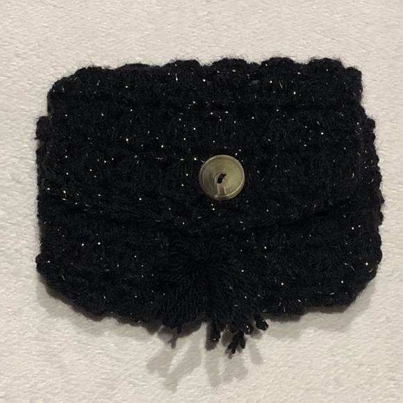 🛍 One-of-a-kind ✨Sparkling✨ Crochet Matching Handbag & Wallet - Picture 8 of 10